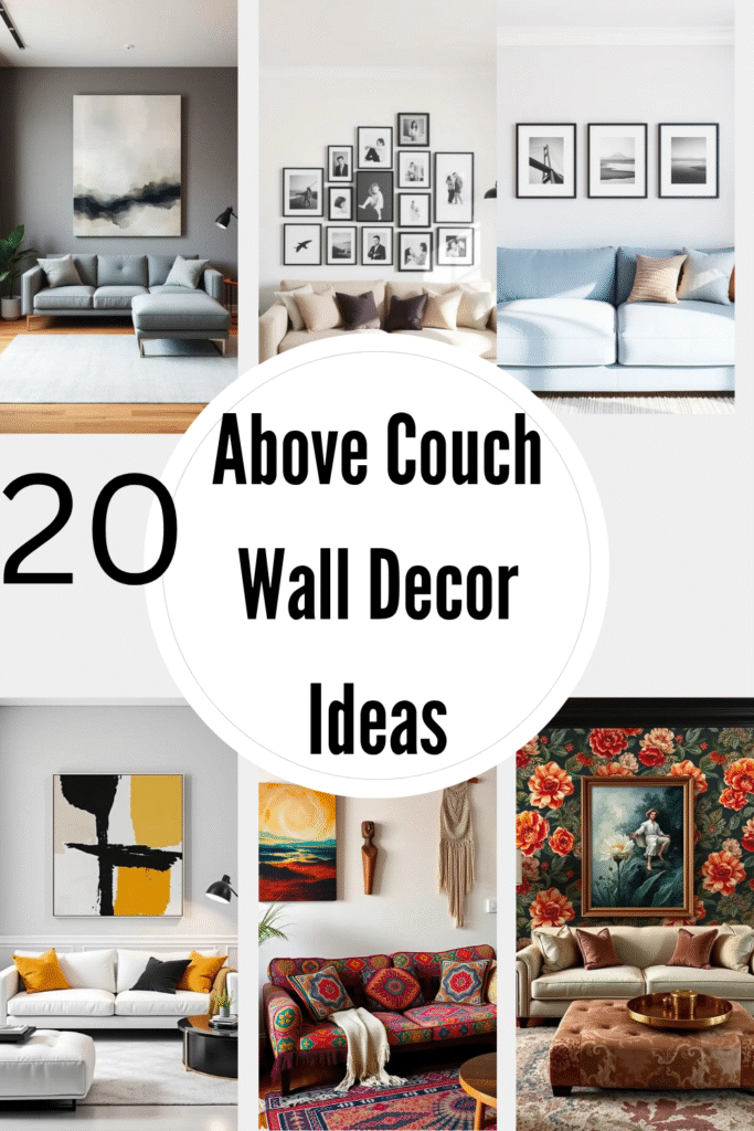 Above Couch Wall Decor Ideas