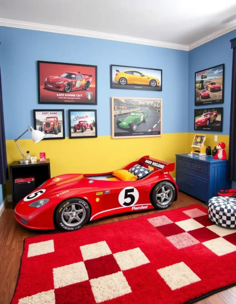 Car or Racing-Inspired Bedroom