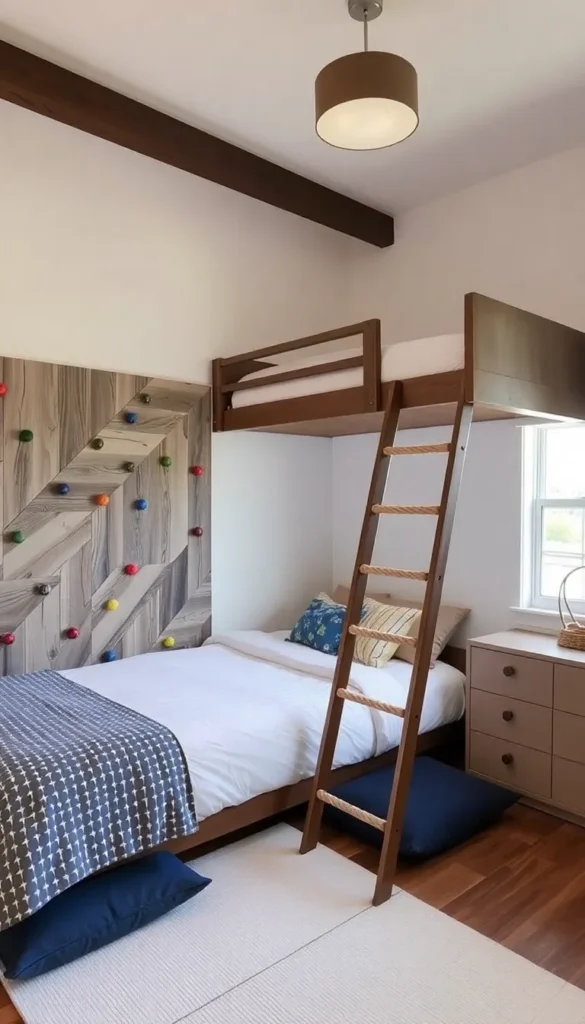 Climbing Wall or Rope Ladder