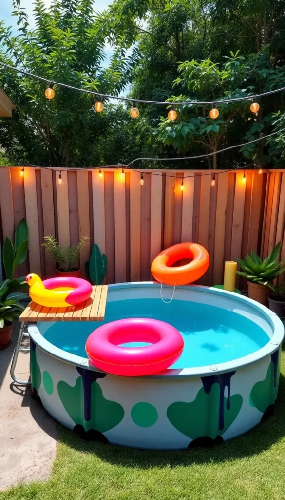 DIY Stock Tank Pool with Style