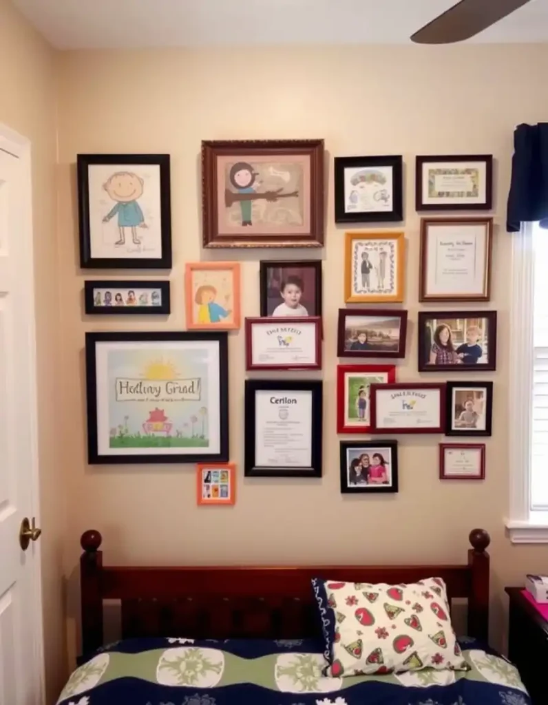Gallery Wall for Art or Achievements
