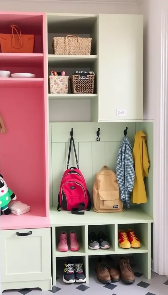 IKEA STUVA/SMÅSTAD for Kid-Friendly Mudrooms
