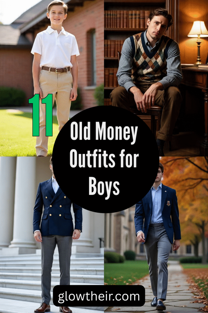 Old Money Outfits for Boys