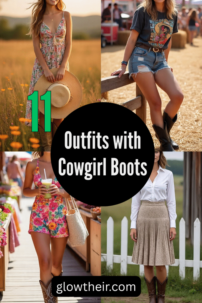 Outfits with Cowgirl Boots