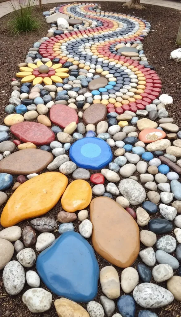 Rock Mosaic Art
