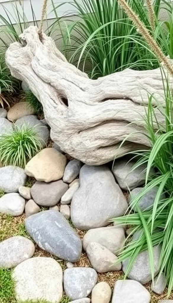 Rock and Driftwood Combo
