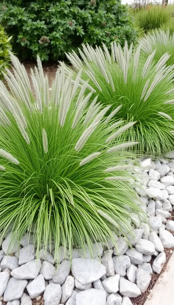 Rock and Grass Contrast