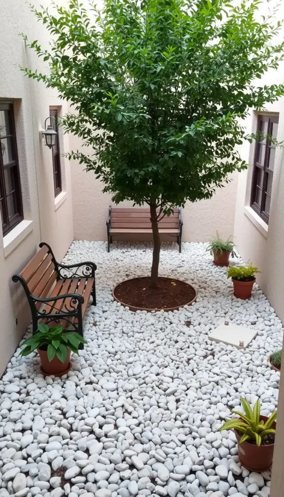 Rocky Courtyard Garden