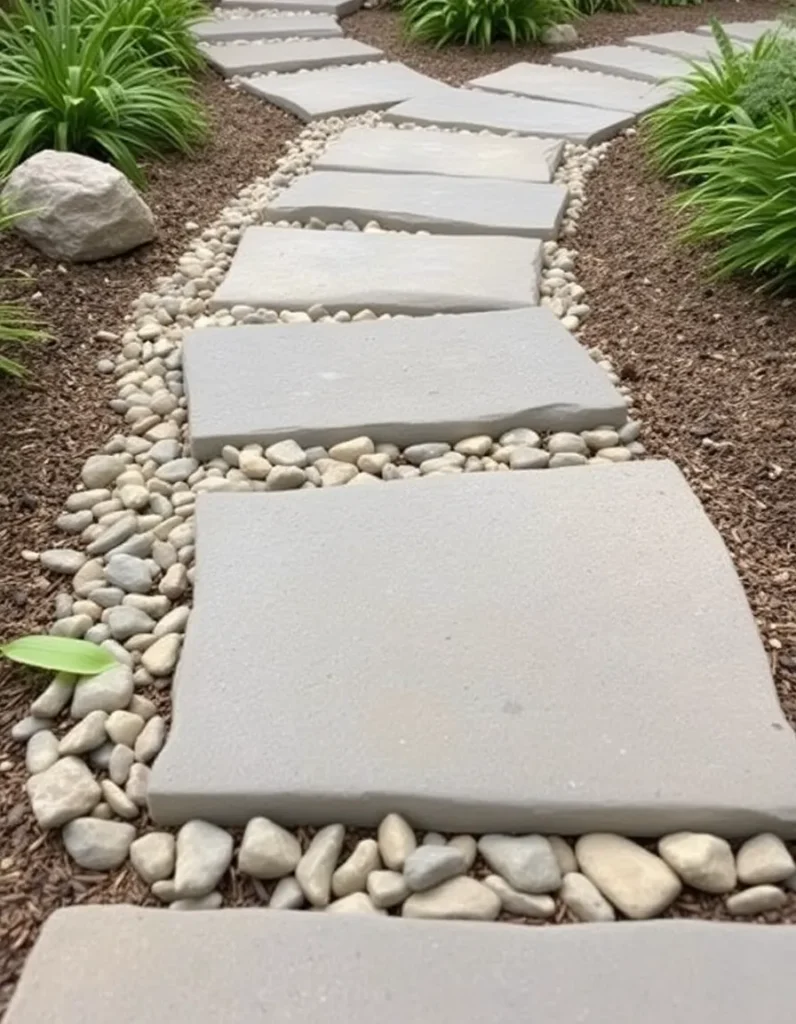 Rocky Pathway with Stepping Stones