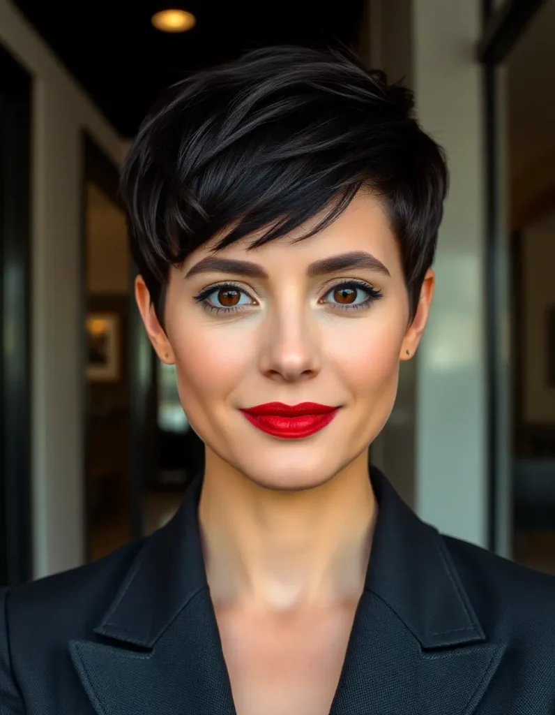 Sculpted Pixie Cut