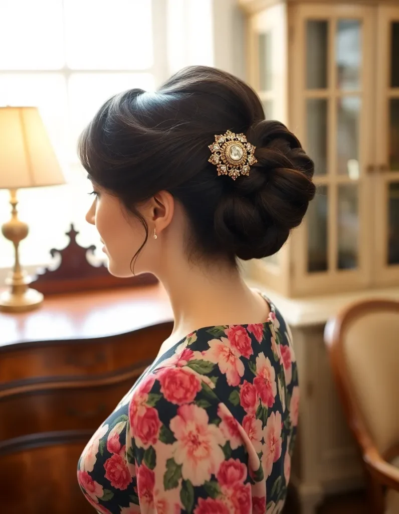 Side Bun with Twists