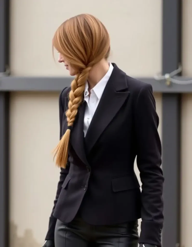 Simple Braided Ponytail