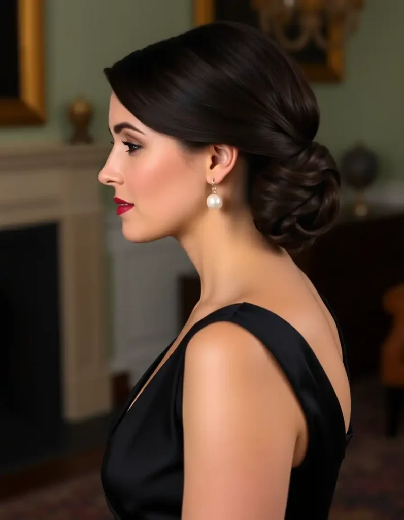 Sleek Low Bun