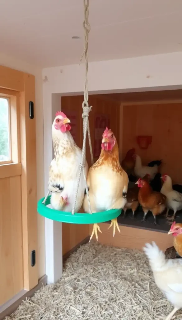 Wall-Mounted Chicken Swing