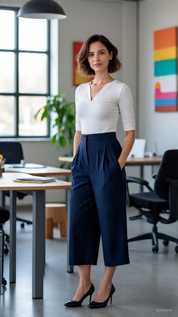 Culottes and a Fitted Top